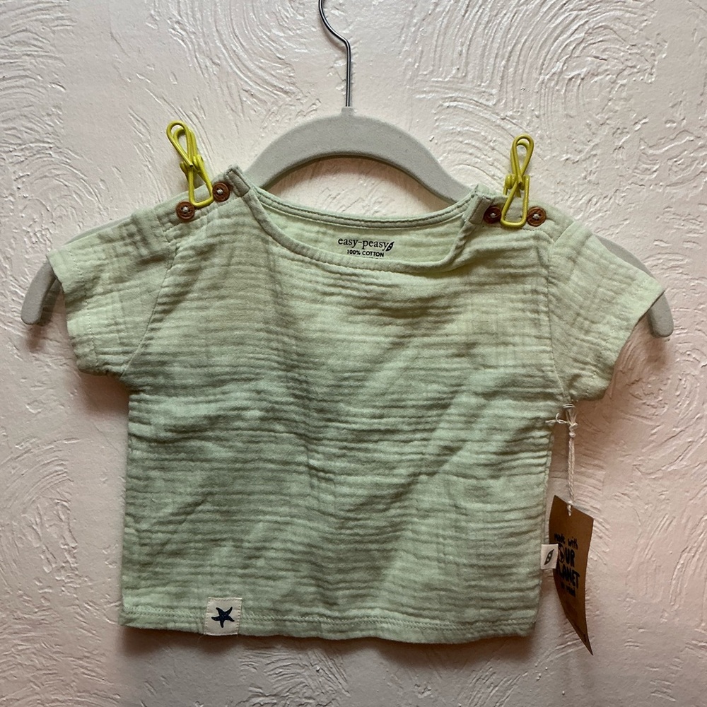 Kids Green Easy Peasy Top